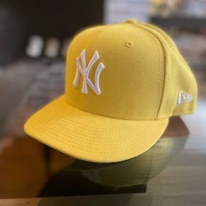 Yellow New Era Fitted Hat ‘Lemon Head’ Size 7 1/2
